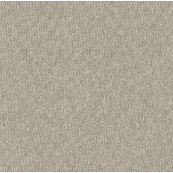 A-Street Prints Sydney Grey Faux Linen Wallpaper