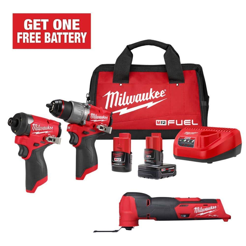 Milwaukee M12 Fuel 12-volt Li-ion Brushless Cordless Hammer Drill 