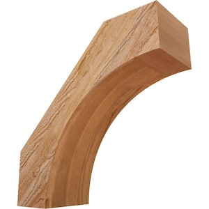 6''W x 16''D x 16''H Westlake Rough Sawn Knee Brace, Western Red Cedar