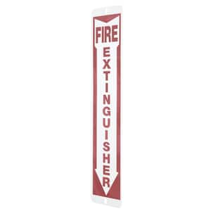 4 in. x 18 in. Fire Extinguisher Sign