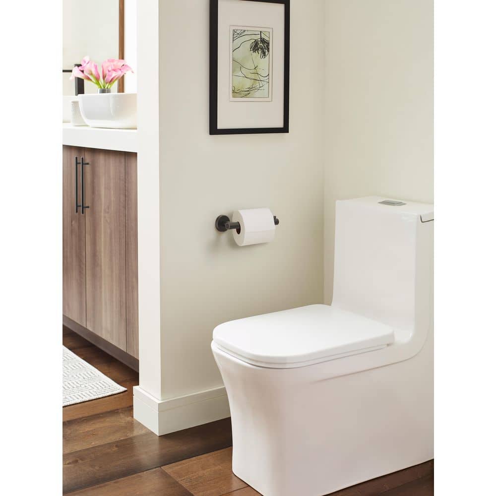 Oil Rubbed Bronze Modern Single Post Toilet Paper Holder
