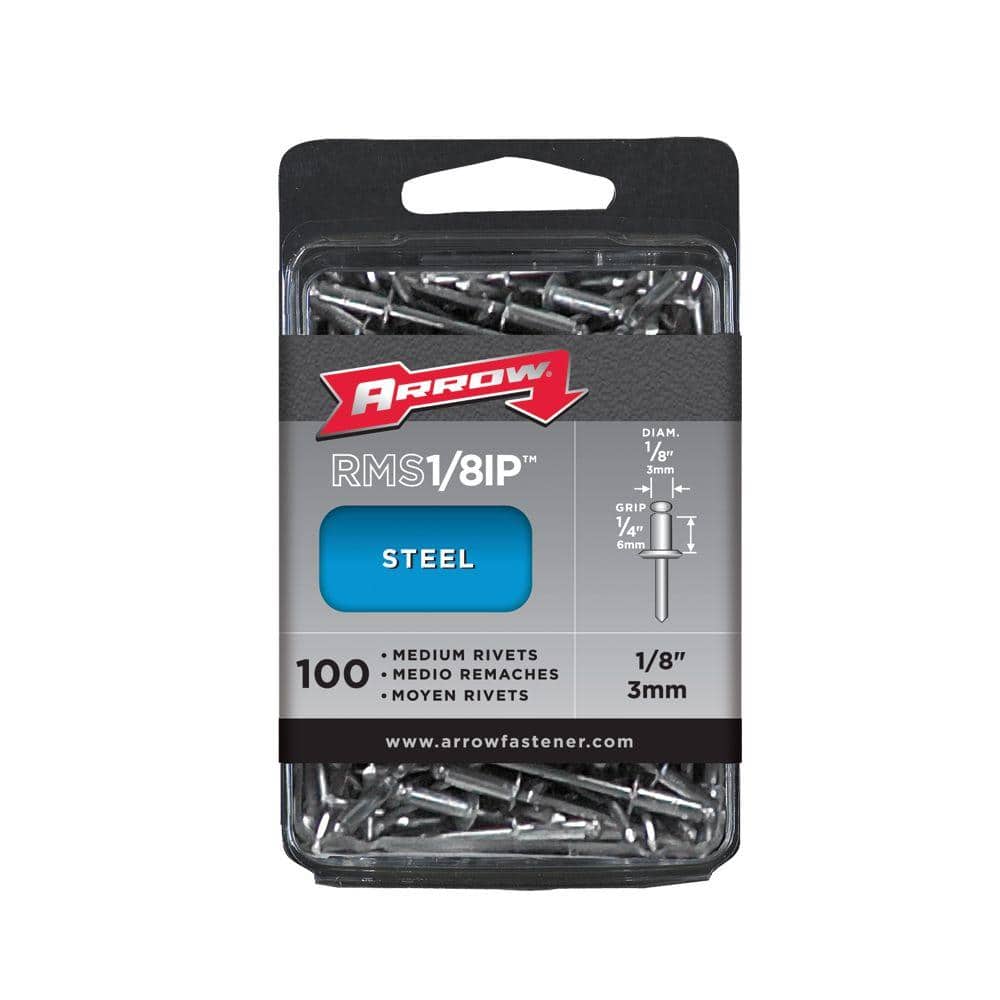 Arrow Fasteners Medium Rivets RMS1/8IP - The Home Depot