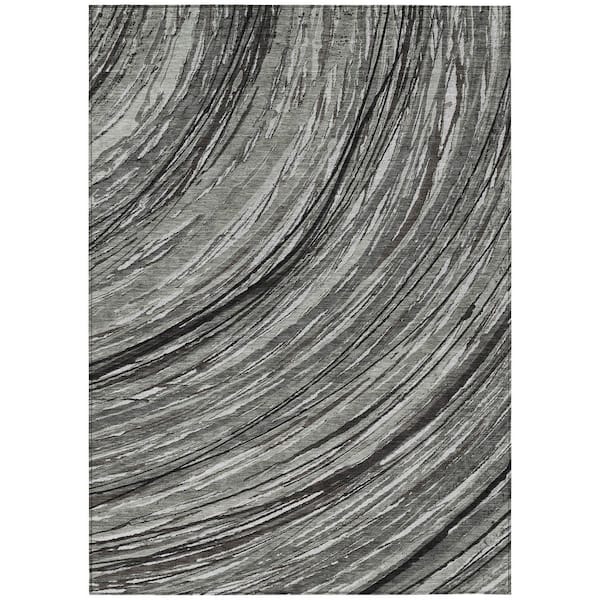 Addison Rugs Chantille Machine Washable Indoor/Outdoor Abstract ACN2094 Taupe 10 ft. x 14 ft. Area Rug