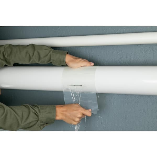 Flex Tape MAX, 8 In X 25 Ft, Clear, Super Strong Waterproof Tape For Leaks, Works Underwater, For Roof, Pool, RV Repairs