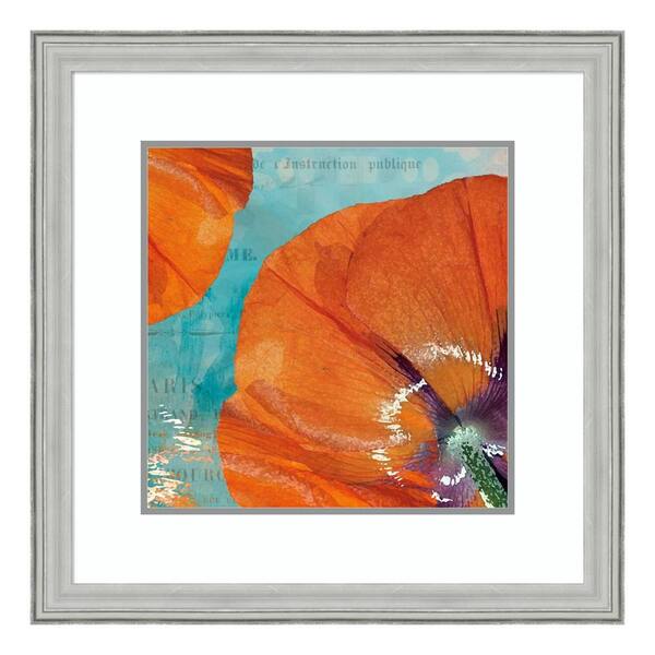 Amanti Art "Poppies in the Sky I" by Sabine Berg Framed Wall Art