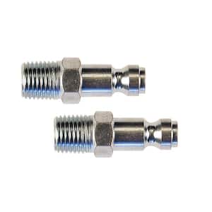 1/4 in. Automotive Steel Plug Set with 1/4 in. Male NPT (2-Piece)