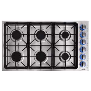 30 in. Drop-in Gas Cooktop in Stainless Steel