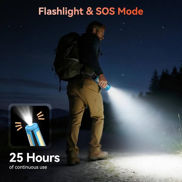Dimgogo 3.7V 5500 Lumen LED Work Light with Stand, Blue NCY300-L