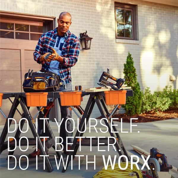 Worx Pegasus Multi-Function Work Table and Sawhorse with Quick