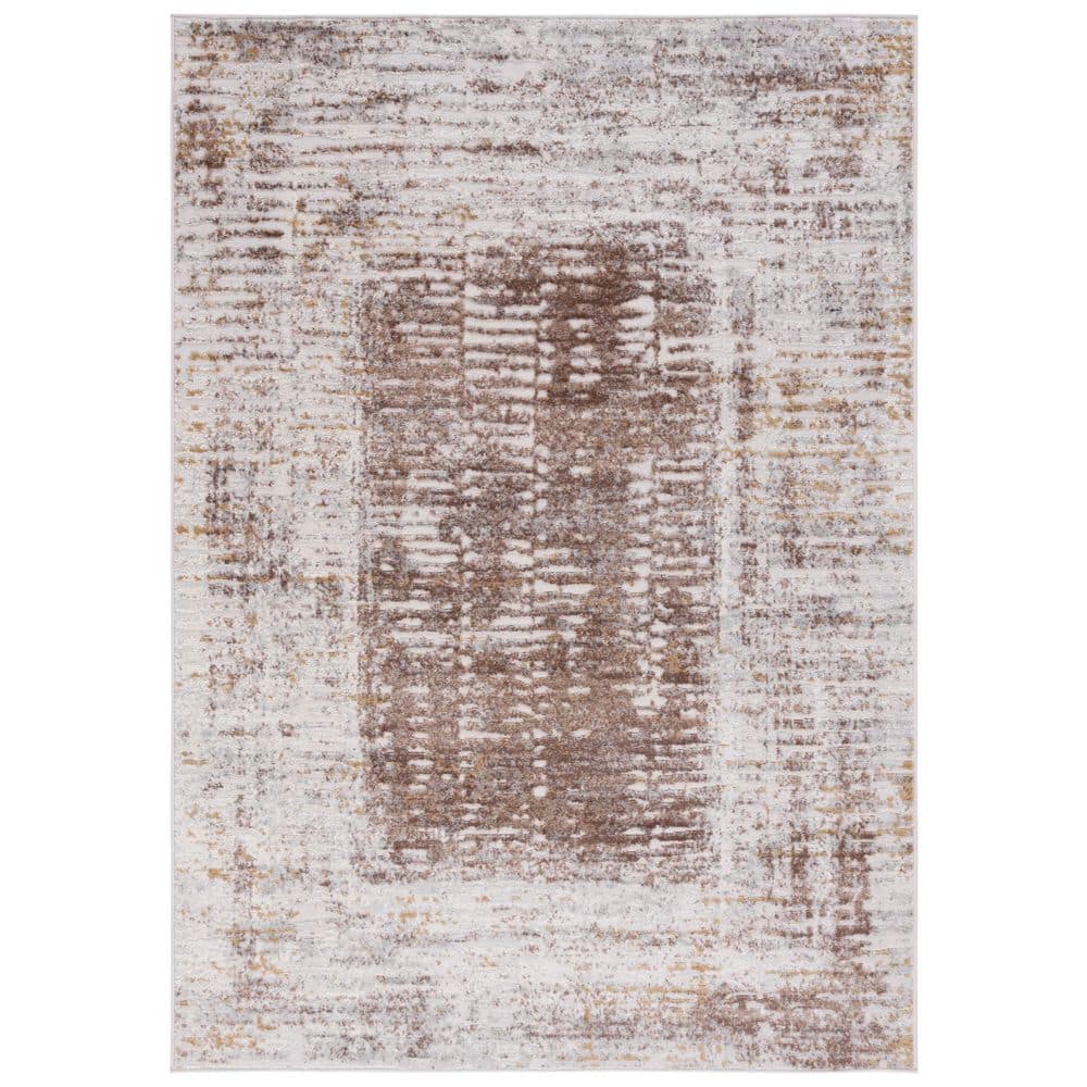 Palma 4 ft. x 6 ft. Beige/Brown Distressed Border Area Rug price history on PriceWatchPro