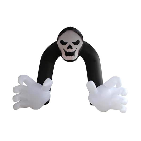 Unbranded 114.17 in. H x 59.06 in. W x 153.54 in. L Halloween Inflatable Reaper Arch