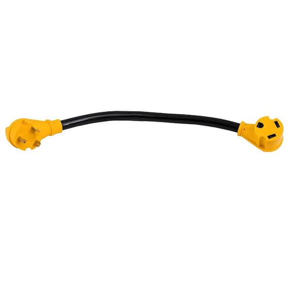 25 ft. 10-Gauge 10/3 30 Amp 125V 10AWG3 STW TT30P/TT30R RV Extension Cord with Grip Handle