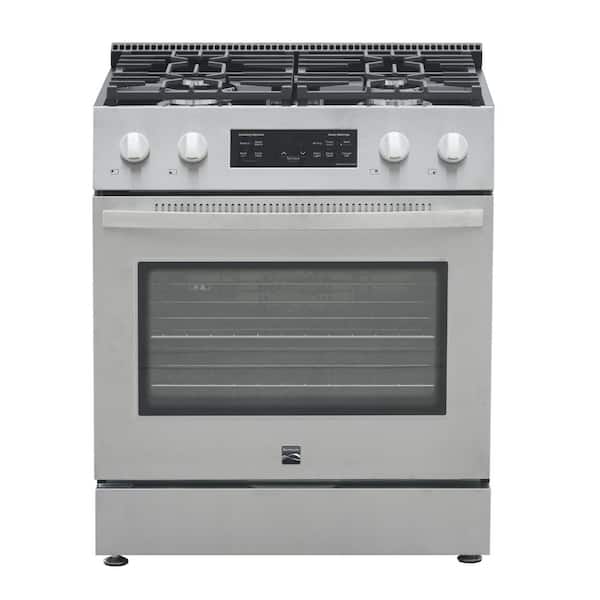 5.0 cu ft GAS Slide-In Range 4 Elements-Stainless steel with air fryer /convection.