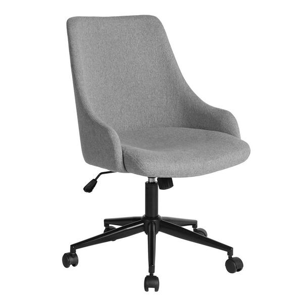 armless upholstered desk chair