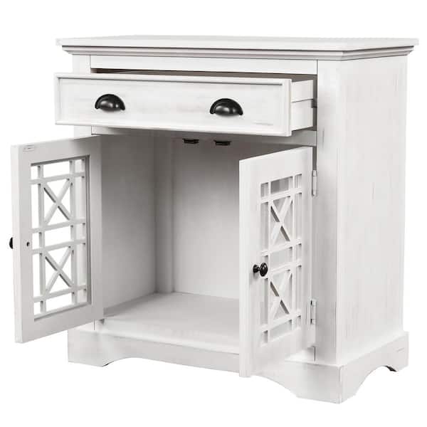 Unbrand White Storage Cabinet Wih Doors, Short White Storage Cabinet With Doors
