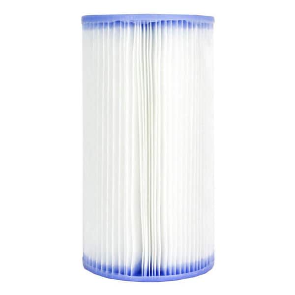 18 ft. x 48 in. Inflatable Easy Set Above Ground Pool Set + Filter Cartridge (6)