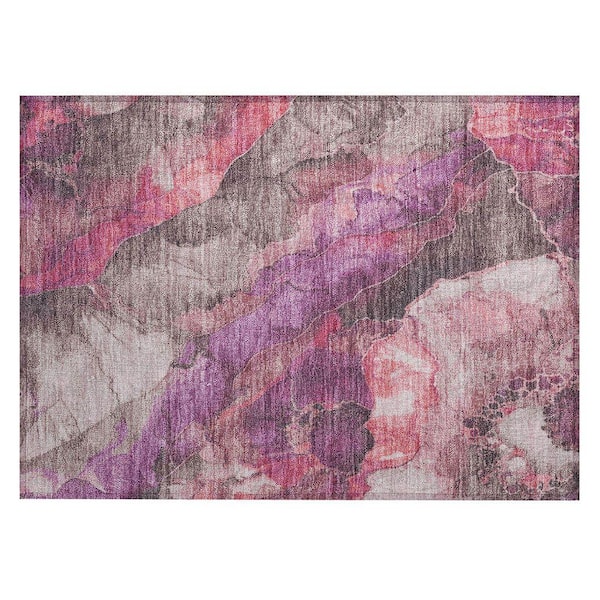Chantille Machine Washable Indoor/Outdoor Abstract ACN1864 Blush 2 ft. x 3 ft. Accent Rug
