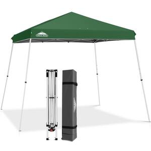 EAGLE PEAK 5 ft. x 5 ft. Blue Pop Up Canopy with 1 Removable Sunwall  E25SW1-BLU-AZ - The Home Depot