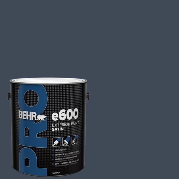 BEHR PRO 1 gal. #PPU14-20 Starless Night Satin Enamel Exterior Paint