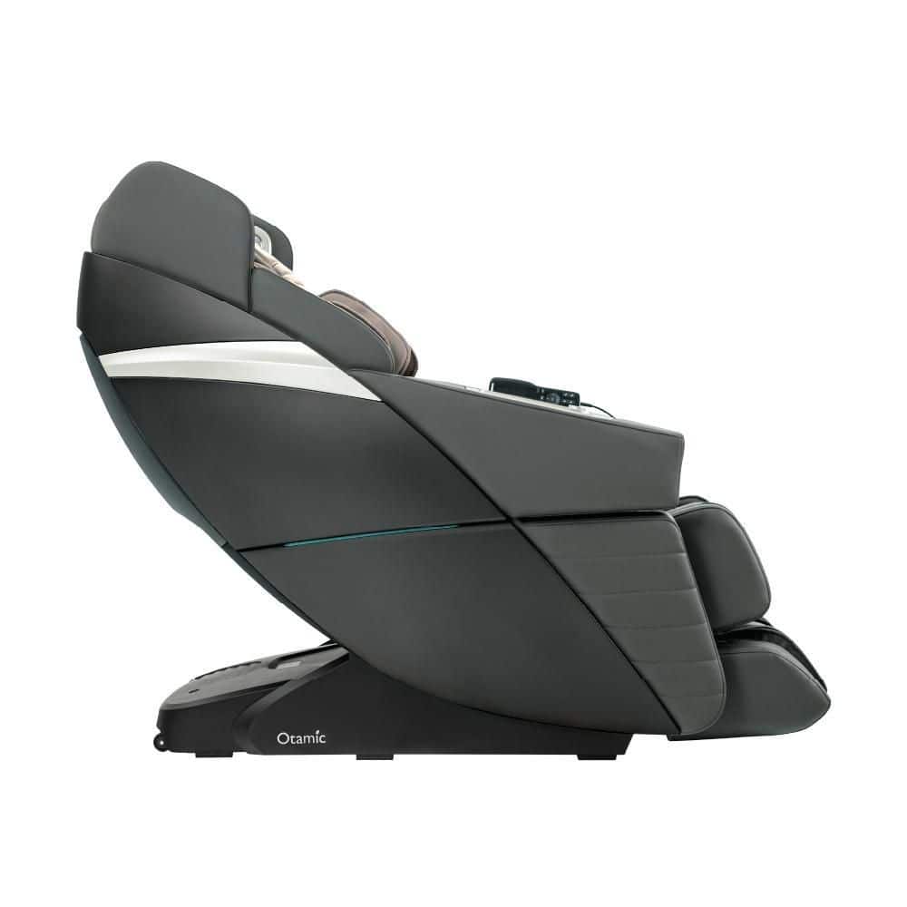 Black Faux Leather 3D Signature Massage Chair with Zero Gravity Recline