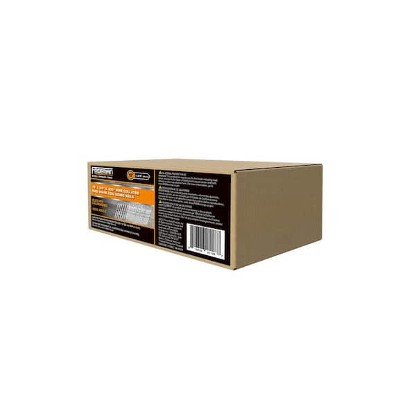 Freeman SNRSHDG92-225WC 15 Degree 2-1/4" Wire Collated Exterior Galvanized Ring Shank Coil Siding Nails 3600 Count