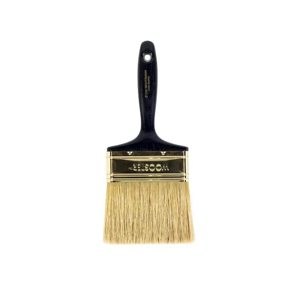 4 in. Yachtsman White China Flat Brush