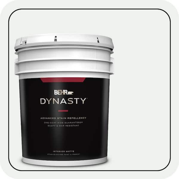 BEHR DYNASTY 5 gal. #ECC-65-2 Mineral Spring Matte Interior Stain-Blocking Paint & Primer
