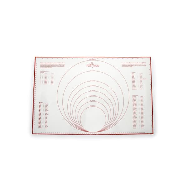 Fox Run Baking Mat with Measurements, Silicone