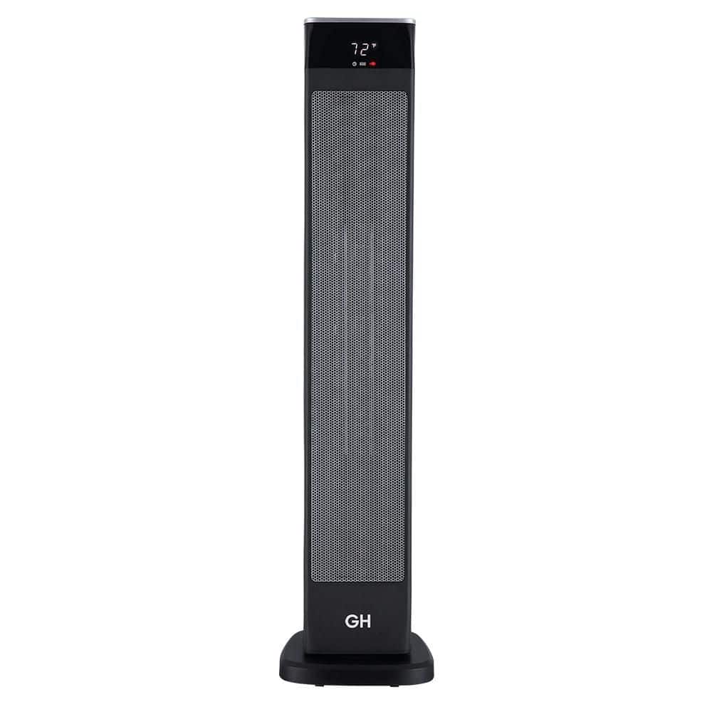 Deluxe Digital 1,500-Watt 30 in. Portable Ceramic Electric Space Heater w/ Remote Control and Overheat Safety Protection price history on PriceWatchPro