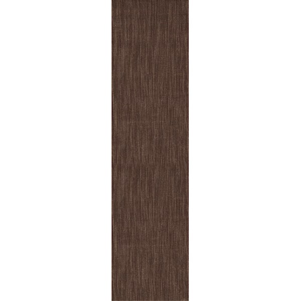 Addison Rugs Harper 1 Chocolate 2 ft. 6 in. x 12 ft. Runner Rug