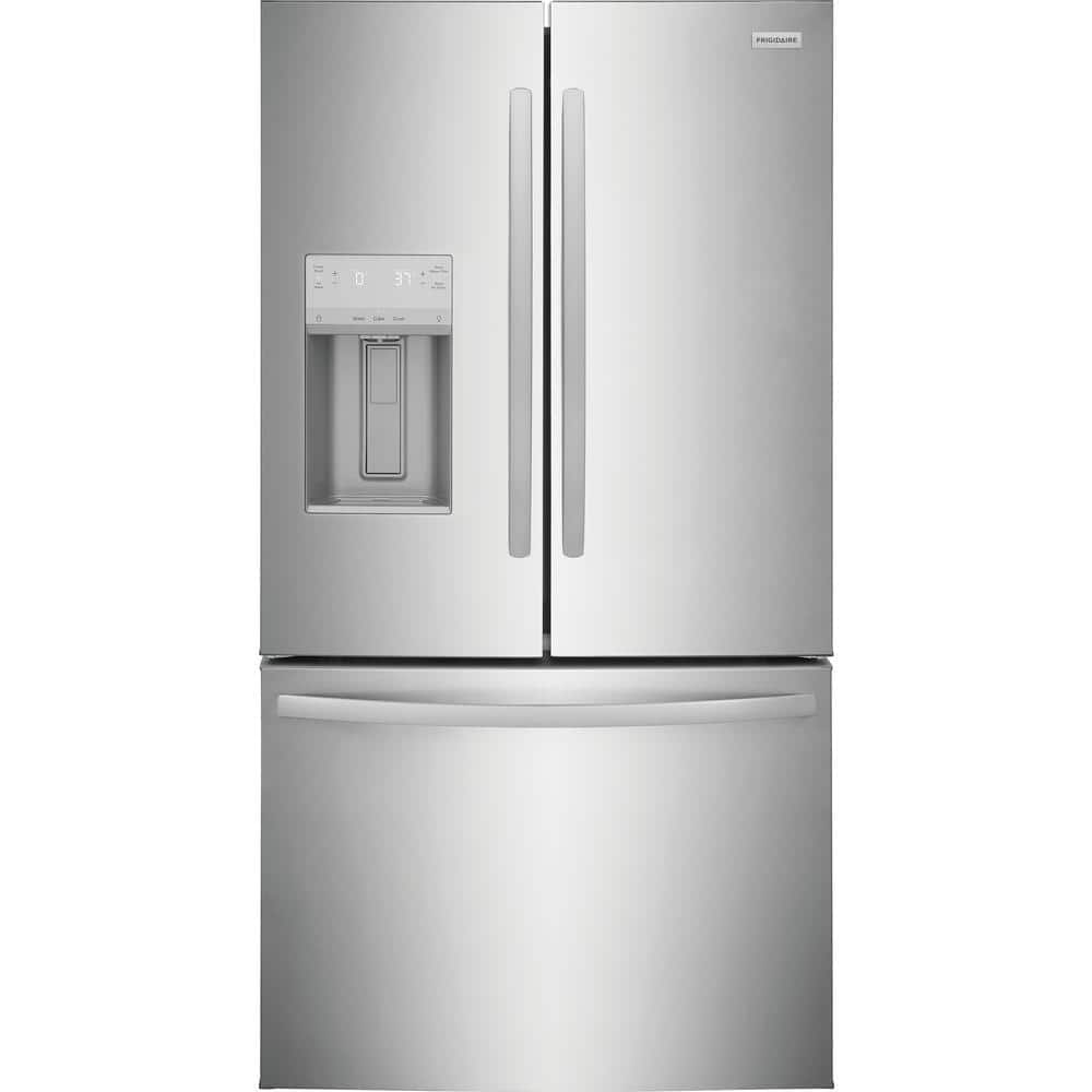 Frigidaire 27.8 Cu. Ft. French Door Refrigerator in Stainless Steel, Silver