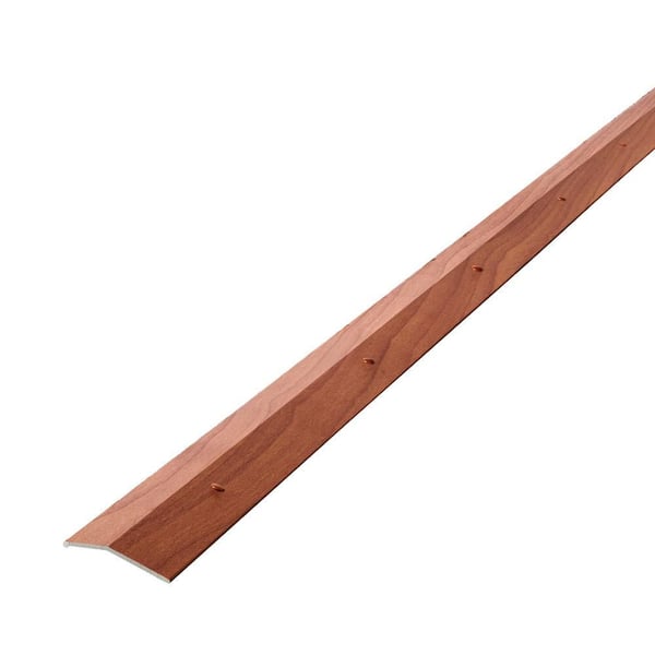 1-3/8"X 72" CHERRY ALUMINUM CARPET TRIM W/SCREW NAILS