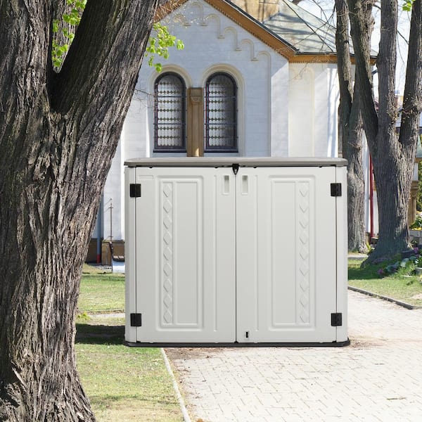 Karl home 264 Gal. Storage Box in White 100406441046 - The