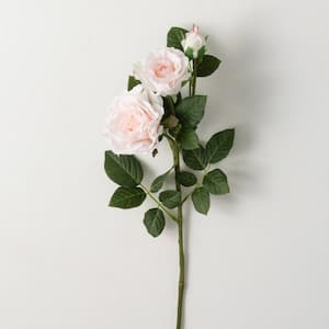 29 .5" Artificial Light Pink Rose Spray