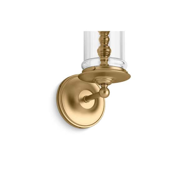 KOHLER Damask 1-Light Polished Chrome Sconce