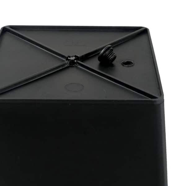 ITOPFOX 5.5 x 5.5 x 4.7 in. 2.5 qts. Black Indoor/Outdoor Plastic