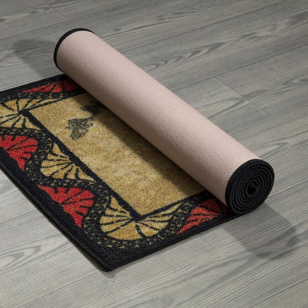 Non Slip Rug Pad Grip 1/8 Thick, Protection for Any Flooring Surface, Beige Ottomanson Rug Pad Size: Rectangle 7'9 x 14'11