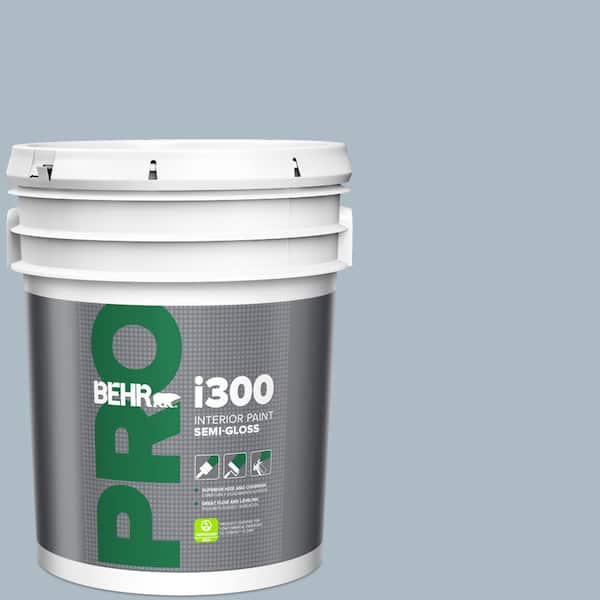 BEHR PRO 5 gal. #PPU14-12 Hazy Skies Semi-Gloss Interior Paint