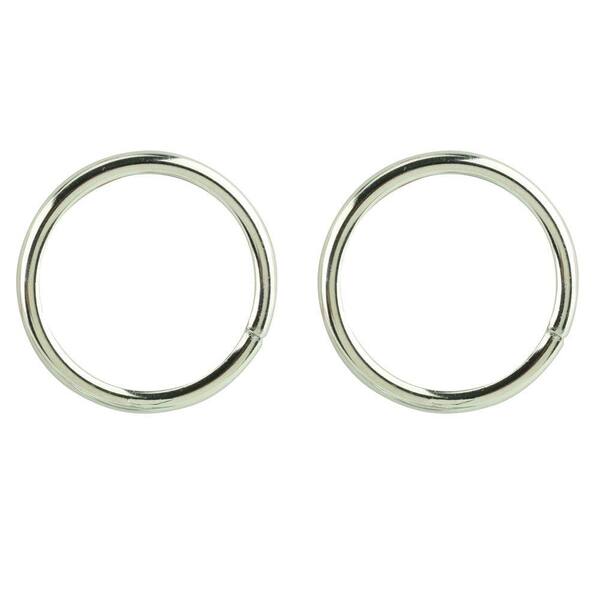 Everbilt 3/16 in. x 1 in. Nickel Plated Ring 64814 The Home Depot