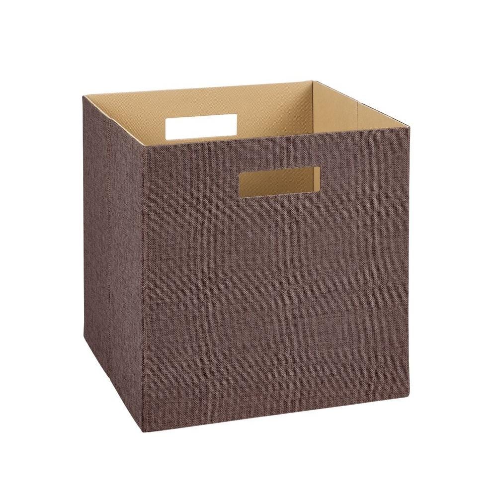 Fabric Storage Bin W/Handles, 11/12/13 Cube