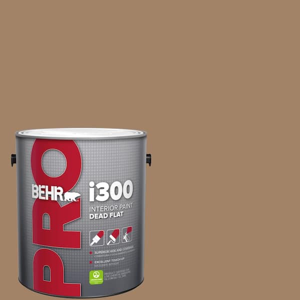BEHR PRO 1 gal. #280F-5 New Chestnut Dead Flat Interior Paint