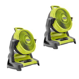 ONE+ 18V Cordless 7-1/2 in. Bucket Top Misting Fan 2-Pack (Tools Only)