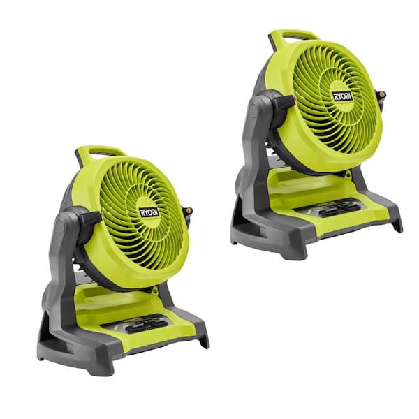 ONE+ 18V Cordless 7-1/2 in. Bucket Top Misting Fan 2-Pack (Tools Only)