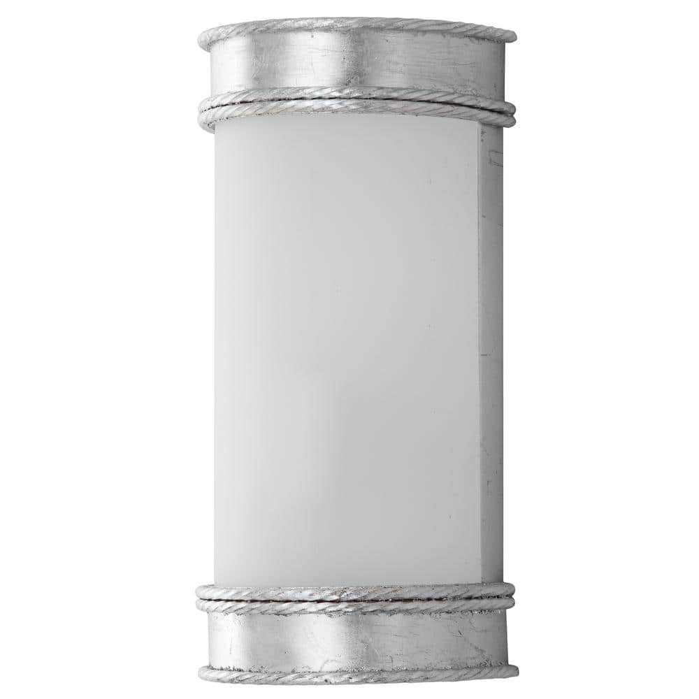 Florence 5.5 2-Light Silver Wall Indoor Sconce (Set of 2) price history on PriceWatchPro