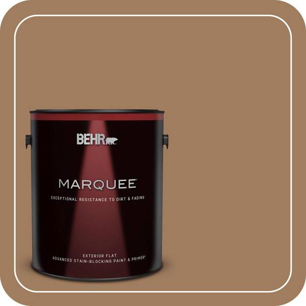 BEHR MARQUEE 1 gal. #MQ2-11 Outdoor Land Flat Exterior Paint & Primer