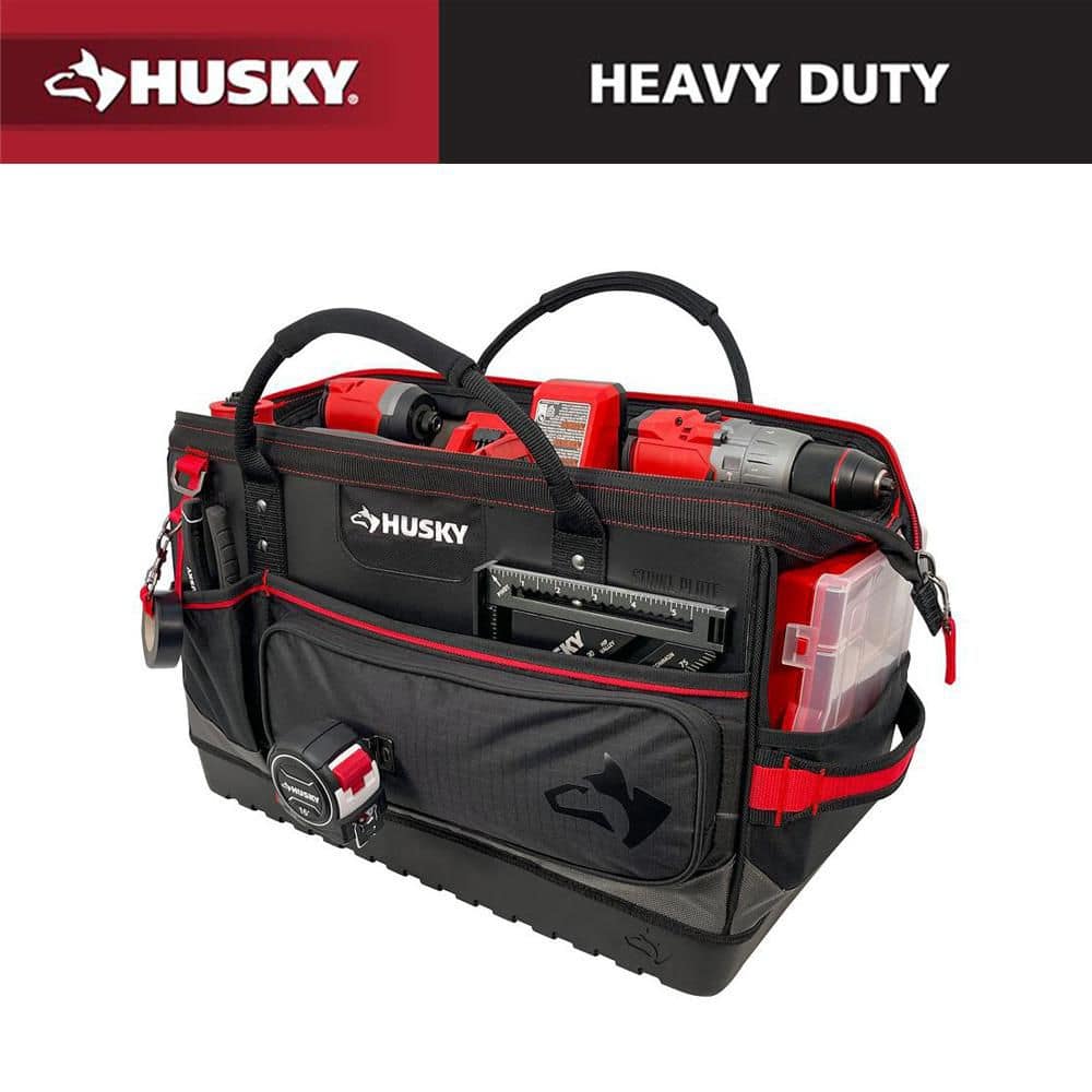 paul harnden BigChunky Black 新品 Husky Heavy-Duty 20 in. PRO Power Tool Bag H-022-SLO - The Home Depot