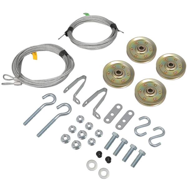Garage Door Extension Spring Lift & Containment Kit – Complete Hardware Set