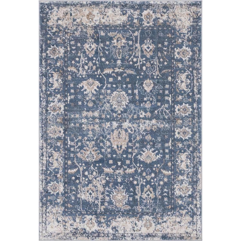 Portland Central Blue 4 ft. x 6 ft. Area Rug price history on PriceWatchPro
