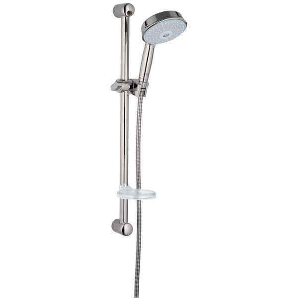 GROHE Rainshower Rustic 130 24 in. Shower System with Hand Shower in Polished Nickel Infinity