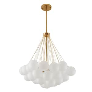 Davian 3-Light Gold Chandelier